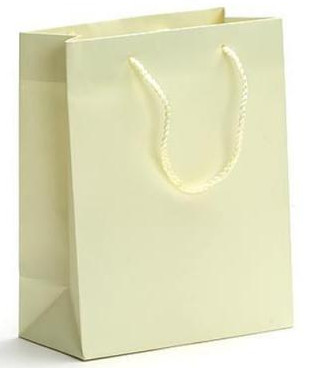 White Kraft Paper Bags, Luxury Shopping Paper Bags