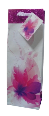 China Supplier Paper Single Wine Bags Fancy Wine Gift Paper Bag